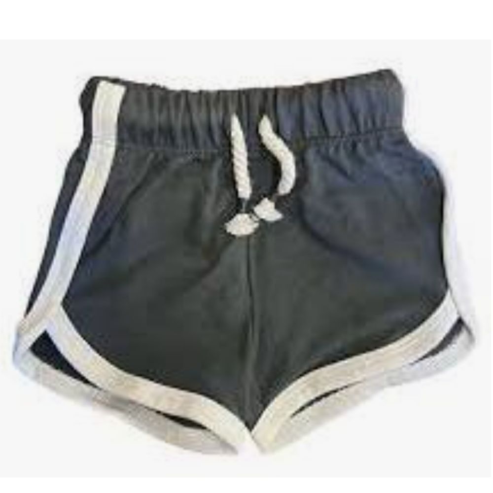 Little Co. by Lauren Conrad organic dolphin-hem IRON SMOKE shorts